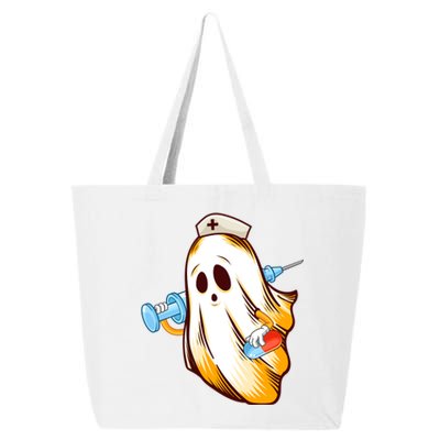 Halloween Nurse Ghost Scrub Nursing Cute Meaningful Gift 25L Jumbo Tote