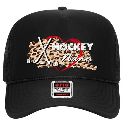 Hockey Nana Grandma MotherS Day Mother Holiday Gift Trucker Hat