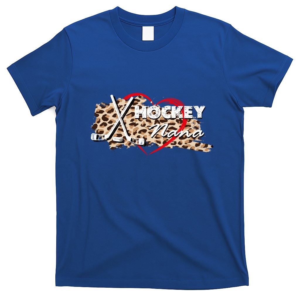 Hockey Nana Grandma MotherS Day Mother Holiday Gift T-Shirt