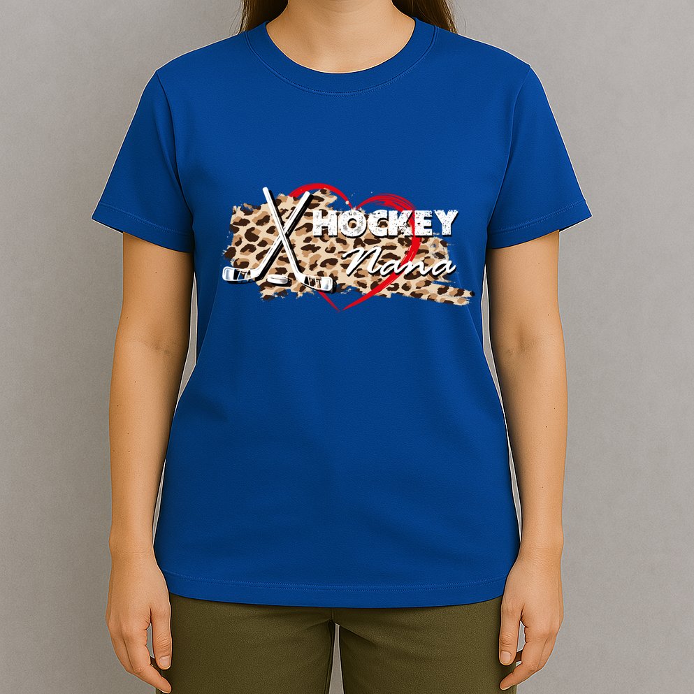 Hockey Nana Grandma MotherS Day Mother Holiday Gift T-Shirt