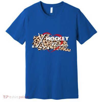 Hockey Nana Grandma MotherS Day Mother Holiday Gift Premium T-Shirt