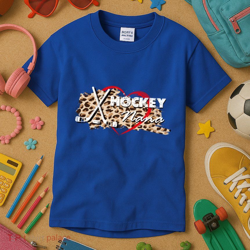 Hockey Nana Grandma MotherS Day Mother Holiday Gift Kids T-Shirt