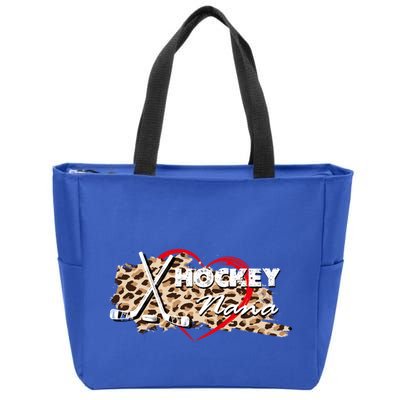 Hockey Nana Grandma MotherS Day Mother Holiday Gift Zip Tote Bag