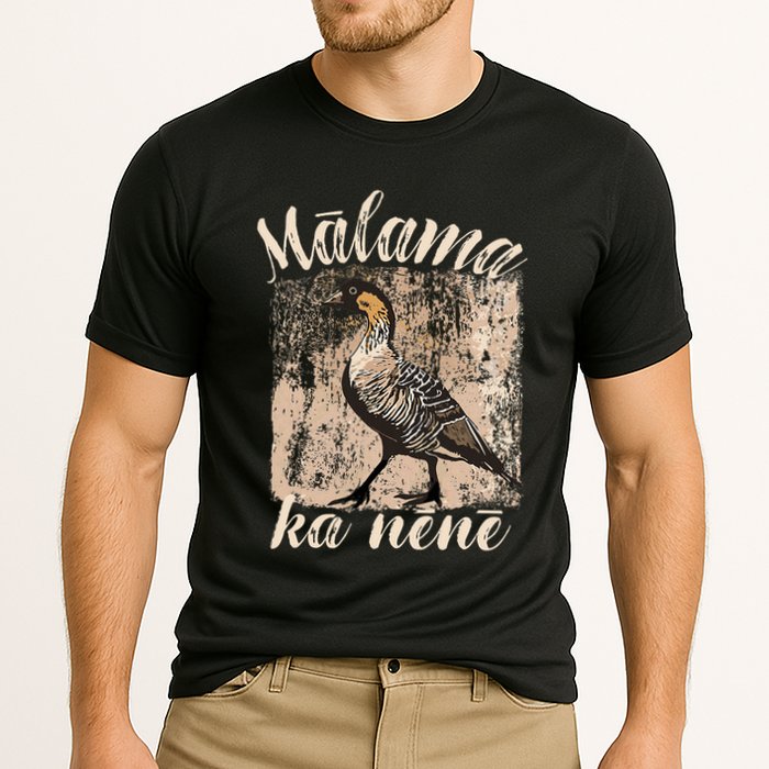 Hawaii Nene Goose Malama Ka Nene Cooling Performance Crew T-Shirt