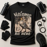 Hawaii Nene Goose Malama Ka Nene Cooling Performance Crew T-Shirt