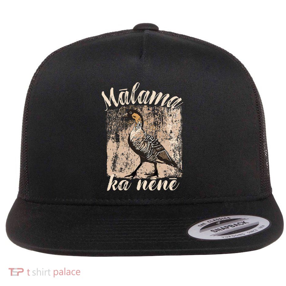 Hawaii Nene Goose Malama Ka Nene Flatbill Hat