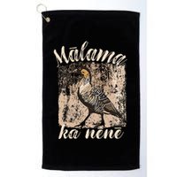 Hawaii Nene Goose Malama Ka Nene Golf Towel