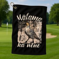 Hawaii Nene Goose Malama Ka Nene Golf Towel