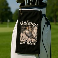 Hawaii Nene Goose Malama Ka Nene Golf Towel