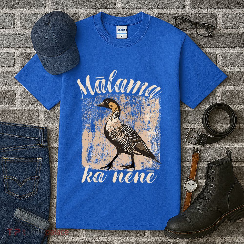 Hawaii Nene Goose Malama Ka Nene Tall T-Shirt