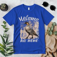 Hawaii Nene Goose Malama Ka Nene Premium T-Shirt