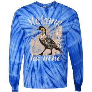 Hawaii Nene Goose Malama Ka Nene Tie-Dye Long Sleeve Shirt