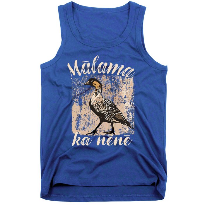 Hawaii Nene Goose Malama Ka Nene Tank Top