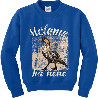 Hawaii Nene Goose Malama Ka Nene Kids Sweatshirt