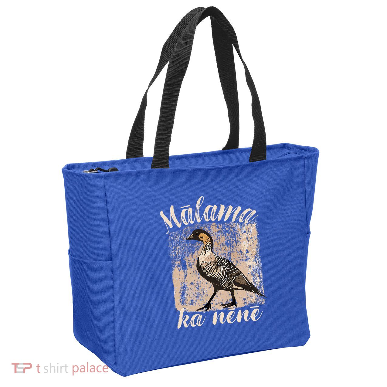 Hawaii Nene Goose Malama Ka Nene Zip Tote Bag