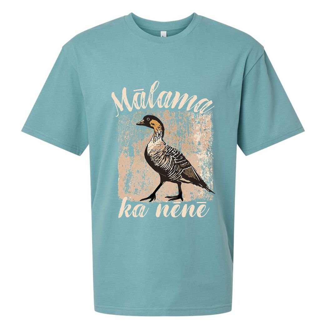 Hawaii Nene Goose Malama Ka Nene Sueded Cloud Jersey T-Shirt