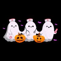 Halloween Nurse Ghosts Boo Crew Drawstring Bag