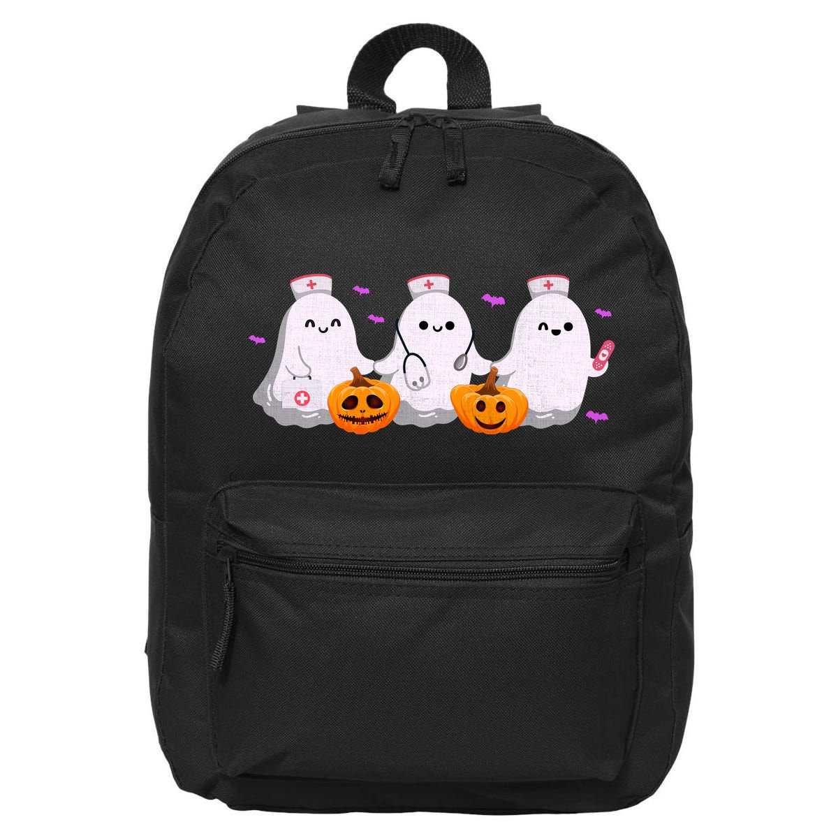 Halloween Nurse Ghosts Boo Crew 16 in Basic Backpack