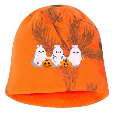 Halloween Nurse Ghosts Boo Crew Kati - Camo Knit Beanie