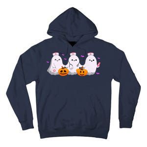 Halloween Nurse Ghosts Boo Crew Tall Hoodie