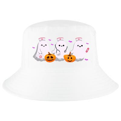 Halloween Nurse Ghosts Boo Crew Cool Comfort Performance Bucket Hat