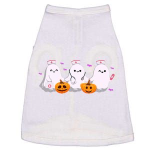 Halloween Nurse Ghosts Boo Crew Doggie Tank