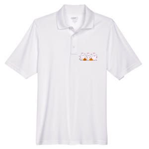 Halloween Nurse Ghosts Boo Crew Men's Origin Performance Pique Polo