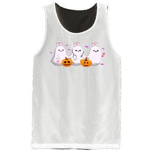 Halloween Nurse Ghosts Boo Crew Mesh Reversible Basketball Jersey Tank