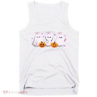 Halloween Nurse Ghosts Boo Crew Tank Top