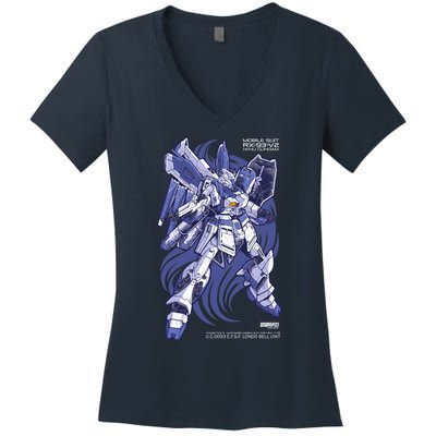 Hi Nu Gundam Women's V-Neck T-Shirt