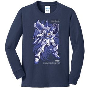 Hi Nu Gundam Kids Long Sleeve Shirt