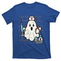 Halloween Nurse Ghost Boo Nursing Scrub Top Costume Gift T-Shirt