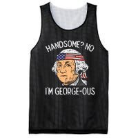 Handsome No Georgeous Washington Funny 4th Of July Fourth Mesh Reversible Basketball Jersey Tank