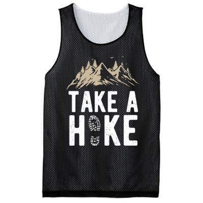 Hiking Nature Hike Hiker Outdoor Funny Take A Hike Mesh Reversible Basketball Jersey Tank