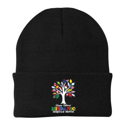 Happy National Hispanic Heritage Month Flag Tree Beanie