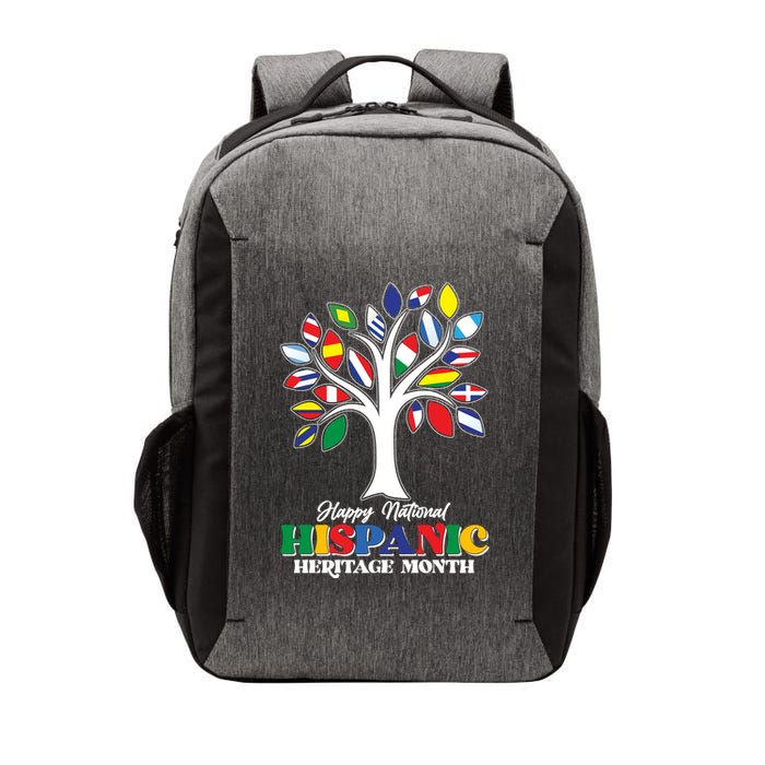 Happy National Hispanic Heritage Month Flag Tree Vector Backpack