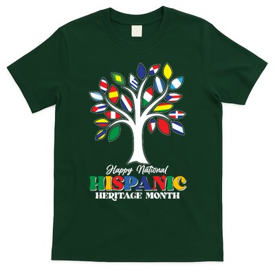 Happy National Hispanic Heritage Month Flag Tree T-Shirt