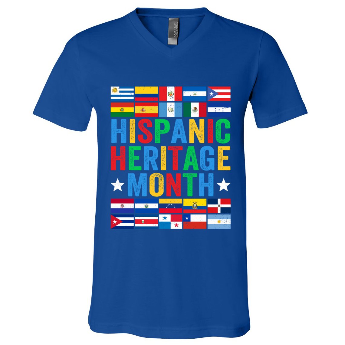 Happy National Hispanic Heritage Month Gift V-Neck T-Shirt