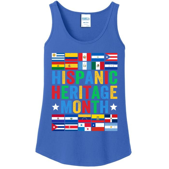 Happy National Hispanic Heritage Month Gift Ladies Essential Tank