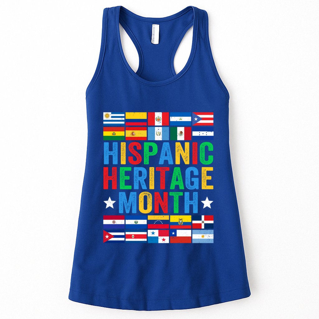 Happy National Hispanic Heritage Month Gift Womens Tank Top