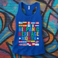 Happy National Hispanic Heritage Month Gift Womens Tank Top