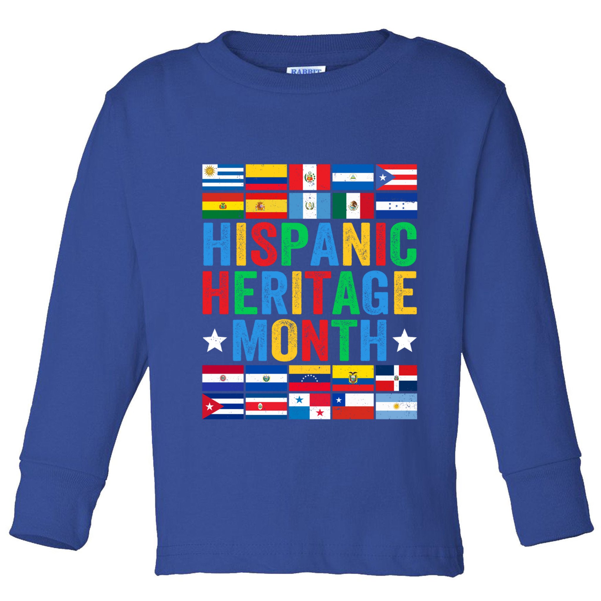 Happy National Hispanic Heritage Month Gift Toddler Long Sleeve Shirt