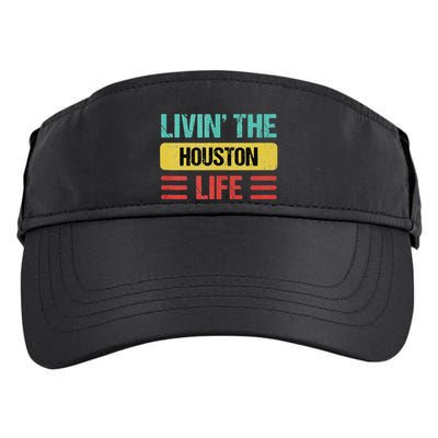 Houston Name Adult Drive Performance Visor