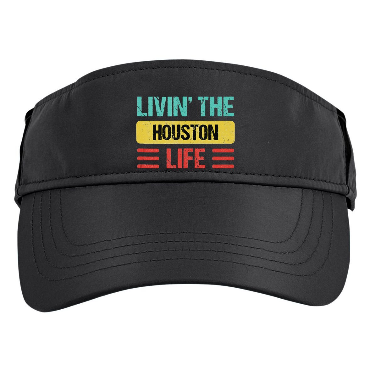 Houston Name Adult Drive Performance Visor