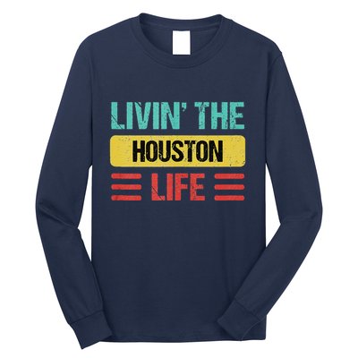 Houston Name Long Sleeve Shirt