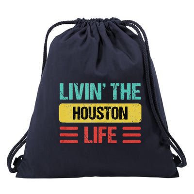Houston Name Drawstring Bag
