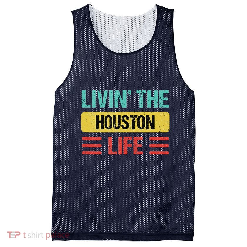 Houston Name Mesh Reversible Basketball Jersey Tank