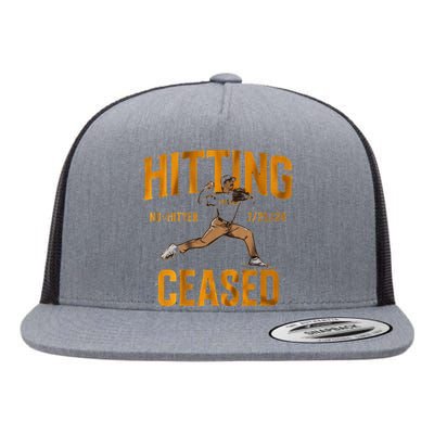 Hitting No Hitter Ceased Flat Bill Trucker Hat