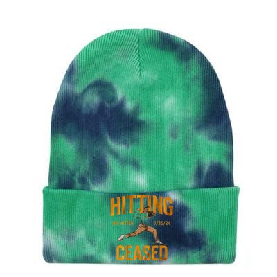 Hitting No Hitter Ceased Tie Dye 12in Knit Beanie