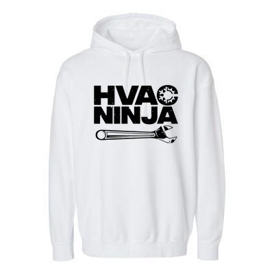 Hvac Ninja Garment-Dyed Fleece Hoodie